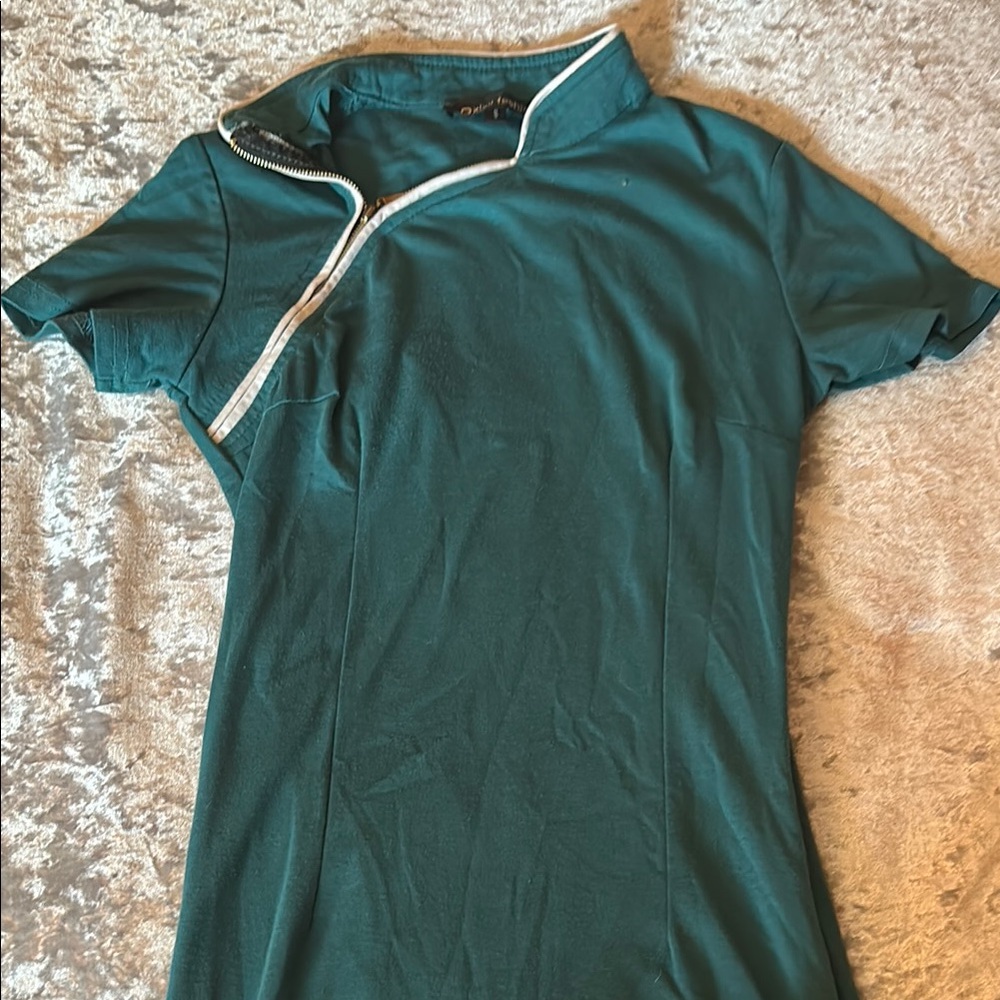 Teal Short Sleeve Top